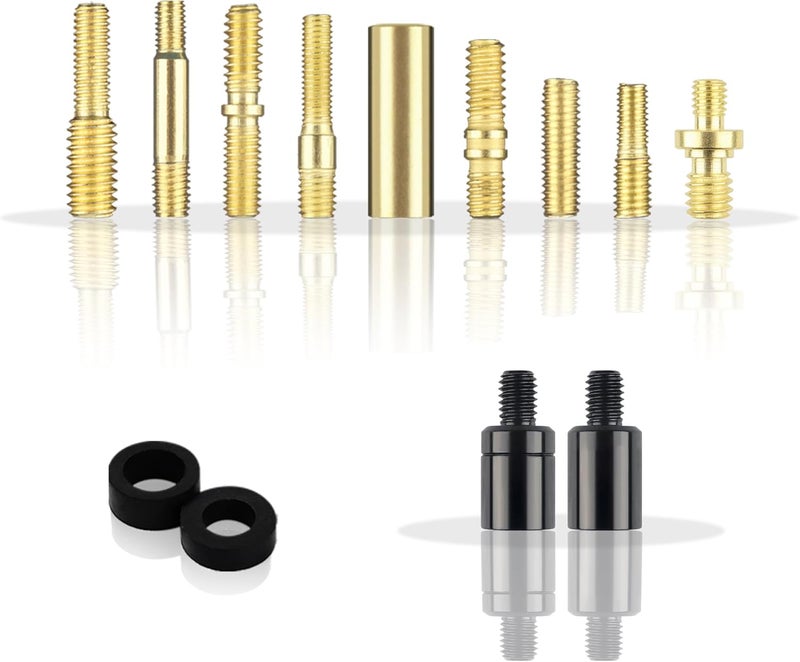 Junecarp 13 PCS Truck Antenna Adapter Accessories for Truck/Car Kit,11 Screws&2 Rubber Washers Replacement for Toyota,Jeep,Wrangler,Denali,Tantu,Douqi,Ford,GMC Antenna - Image 1